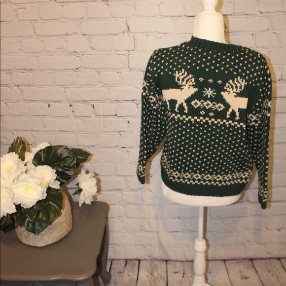 GAP Nordic Fair Isle Christmas Reindeer Sweater - Picture 5 of 5